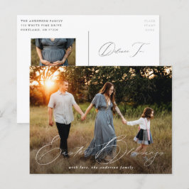 Cartão Postal De Festividades Foto de bençãos de Páscoa elegante