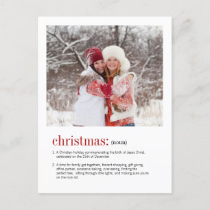 Cartão Postal De Festividades Foto de Definição de Natal