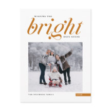 Foto de Dias Brilhantes de Script Moderno Laranja