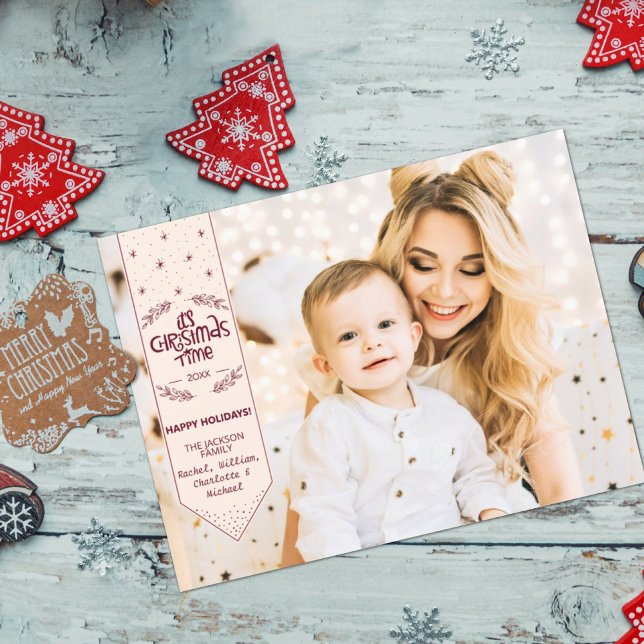 Cartão Postal De Festividades Foto de Feriados Felizes do Natal (Criador carregado)