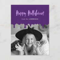 Foto de Halloween Roxa Sangrando