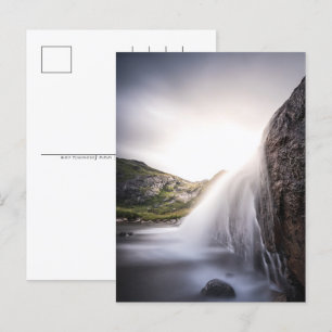 Cartão Postal De Festividades Foto de paisagem em cascata