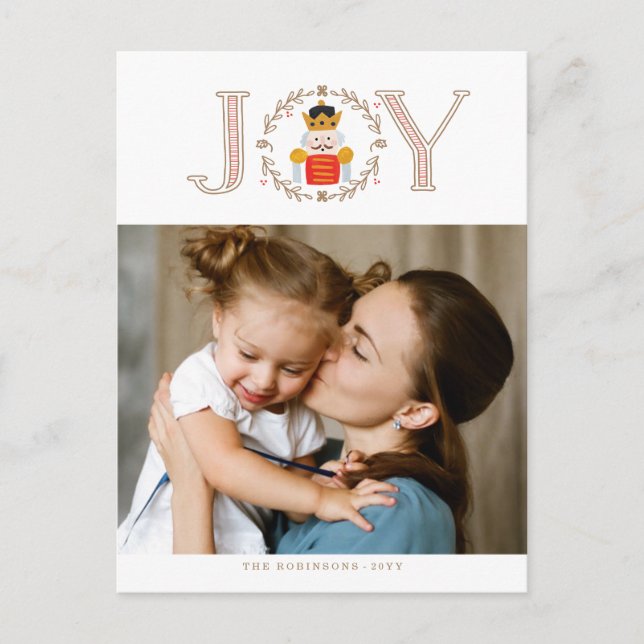 Cartão Postal De Festividades Foto do Príncipe Feriado Nutcracker (Frente)