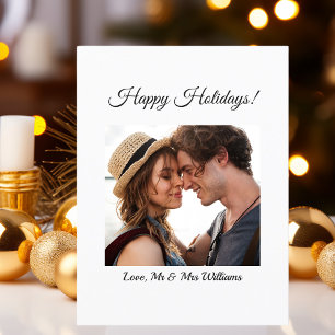Cartão Postal De Festividades Foto elegante Feliz Natal