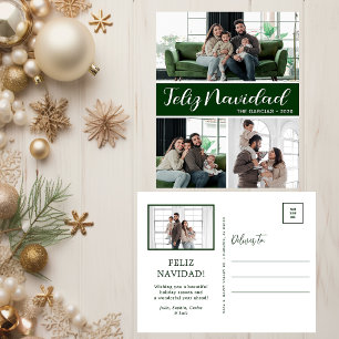 Cartão Postal De Festividades Foto Feliz Navidad 4