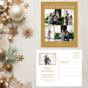 Cartão Postal De Festividades Foto Feliz Navidad 5