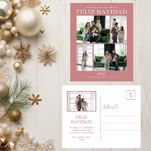 Cartão Postal De Festividades Foto Feliz Navidad 5