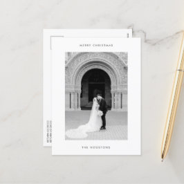 Cartão Postal De Festividades Foto mínima do Natal moderno