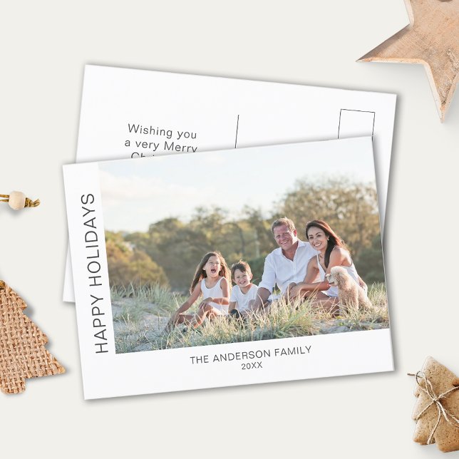 Cartão Postal De Festividades Foto Mínima sobre Feriados Felizes (Criador carregado)