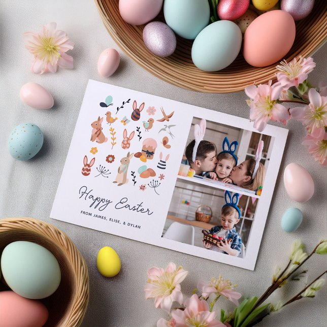 Cartão Postal De Festividades Foto Personalizada de Critérios de páscoa (Criador carregado)