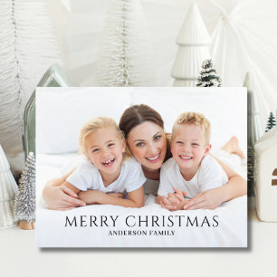 Cartão Postal De Festividades Foto simples Natal