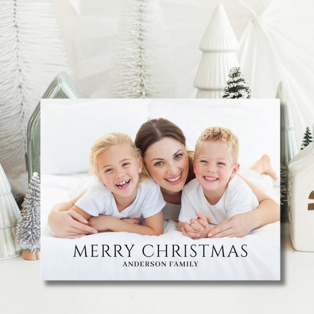 Cartão Postal De Festividades Foto simples Natal (Criador carregado)