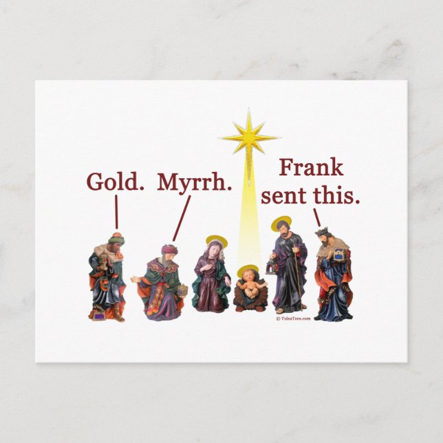 Cartão Postal De Festividades Frank enviou este (Frente)