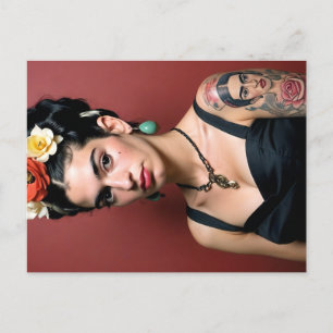 Cartão Postal De Festividades Frida Kahlo