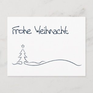 Cartão Postal De Festividades Frohe Weihnacht... / Feliz Natal