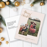 Cartão Postal De Festividades Frohe Weihnachten kundenspezifische Foto Feiertage<br><div class="desc">Frohe Weihnachten,  kundenspezifisches Foto Urlaub Postkarte.</div>