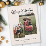 Cartão Postal De Festividades Frohe Weihnachten kundenspezifische Foto Feiertage<br><div class="desc">Frohe Weihnachten,  kundenspezifisches Foto Urlaub Postkarte.</div>