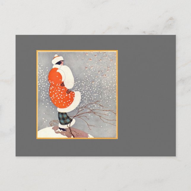 Cartão Postal De Festividades Fulgor do feriado (Frente)