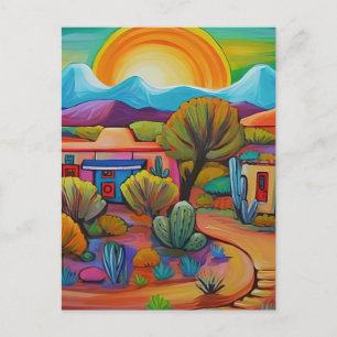 Cartão Postal De Festividades Fundo de Paisagem do Sudoeste