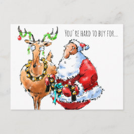 Cartão Postal De Festividades Funny Christmas Card