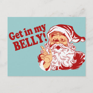 Cartão Postal De Festividades Funny Christmas Humor