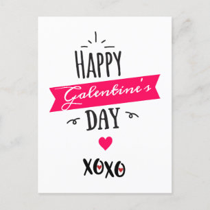 Cartão Postal De Festividades Galentine X ❤ X Feliz Dia de Galentine (roc)
