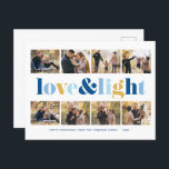 Cartão Postal De Festividades Galeria "Amor e Luz" de 8 Fotos Hanukkah<br><div class="desc">Estes bonitos cartões de saudação Hanukkah são perfeitamente personalizáveis. Adicione sua própria foto e mensagem para uma design de tipo.</div>