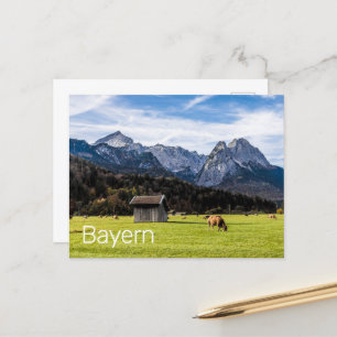Cartão Postal De Festividades Garmisch Partenkirchen Alps Bavaria Alemanha