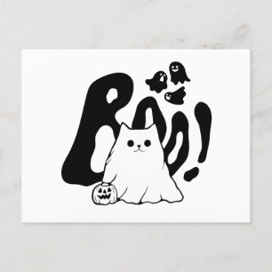 Cartão Postal De Festividades Gato de vaca bonito e santuário
