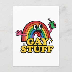 Cartão Postal De Festividades Gay