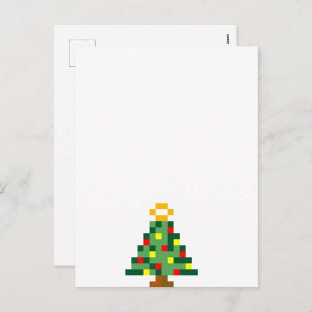 Cartão Postal De Festividades Geek Natal (Frente/Verso)