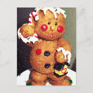 CARTÃO POSTAL DE FESTIVIDADES GINGERBREAD'S CHRISTMAS