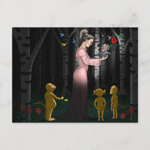 Cartão Postal De Festividades Goblin Love Dia de os namorados