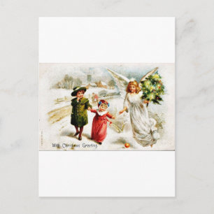Cartão Postal De Festividades Good Old Christmas