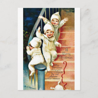 Cartão Postal De Festividades Good Old Christmas