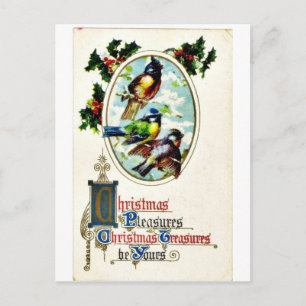 Cartão Postal De Festividades Good Old Christmas