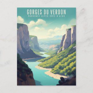 Cartão Postal De Festividades Gorges du Verdon - poster - Affiche