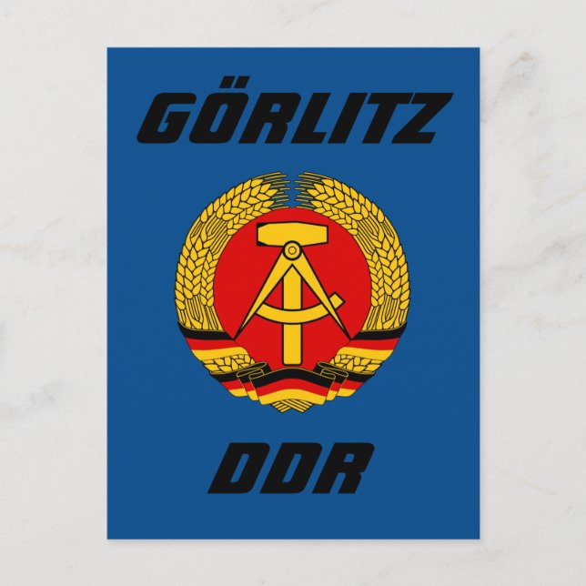 Cartão Postal De Festividades Gorlitz, Deutsche Demokratische Republik DDR (Frente)