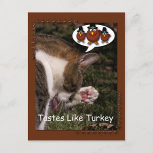 Cartão Postal De Festividades Gosto Como A Turquia