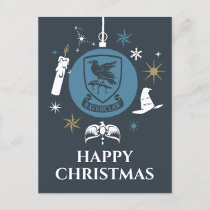 Cartão Postal De Festividades Gráficos de Enfeite de Natal RAVENCLAW™