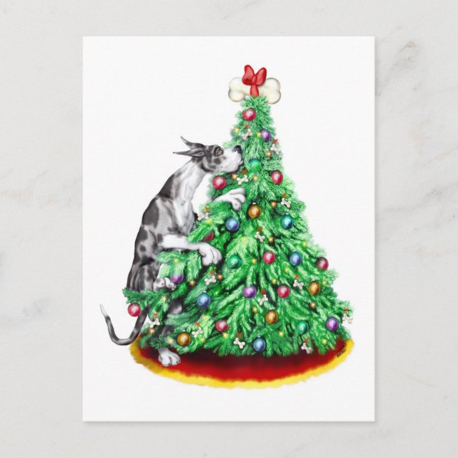 Cartão Postal De Festividades Grande Dia de Alcance de Natal Merece (Frente)