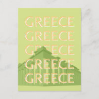Grécia Art, Summer Viagem Art, Green