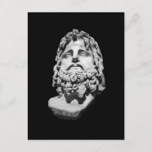 Cartão Postal De Festividades Greco Roman Bust