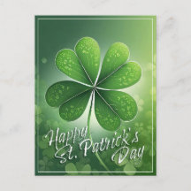 Green Shamrocks Feliz Rua. Dia de Patrick (8) c