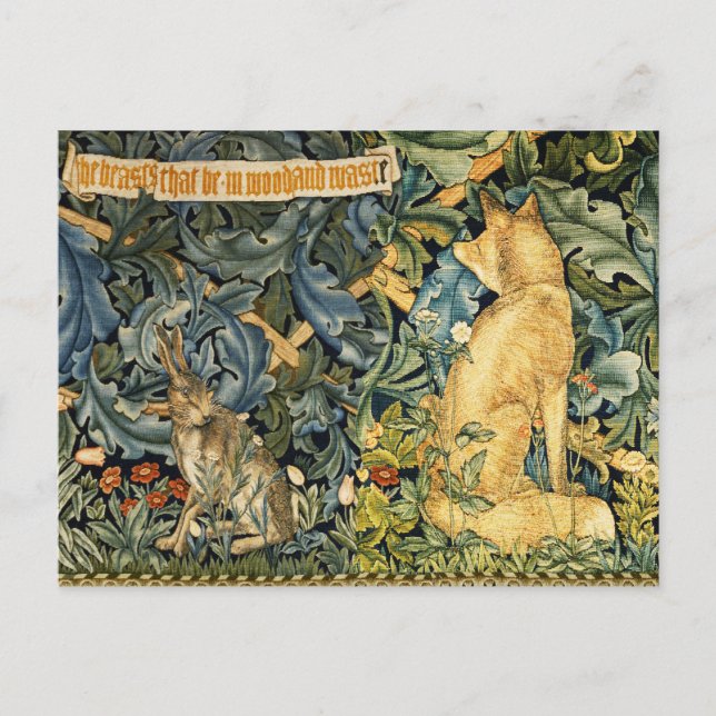 CARTÃO POSTAL DE FESTIVIDADES GREENERAÇÃO, ANIMAIS FLORESTAIS, ESPÉCIES E OUVIDO (Frente)