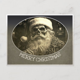 Cartão Postal De Festividades Grim Christmas - Skeleton Papais noeis 65609