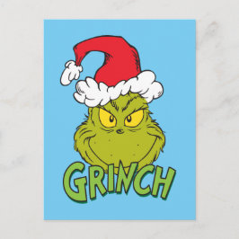 Cartão Postal De Festividades Grinch Clássico | Bonzinho ou Malvado