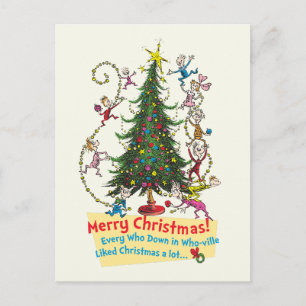 Cartão Postal De Festividades Grinch   Eu Fui Quem Disse "Cindy-Lou Quem"