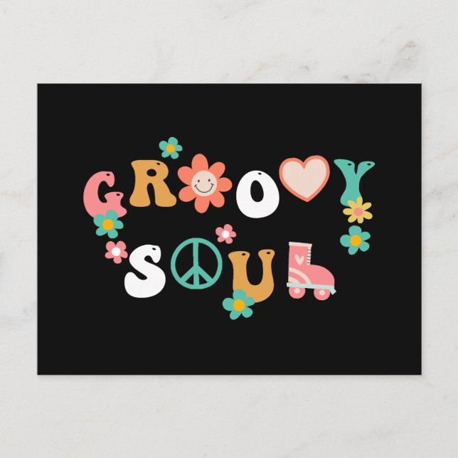 Cartão Postal De Festividades Groovy Soul (Frente)