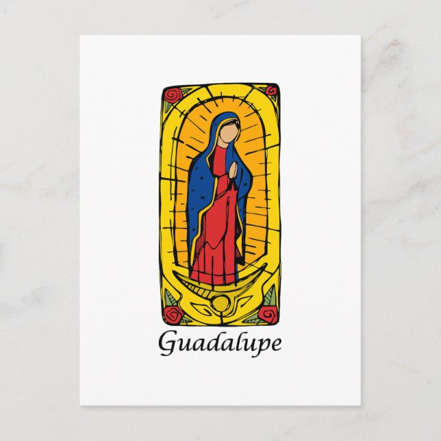 Cartão Postal De Festividades Guadalupe (Frente)